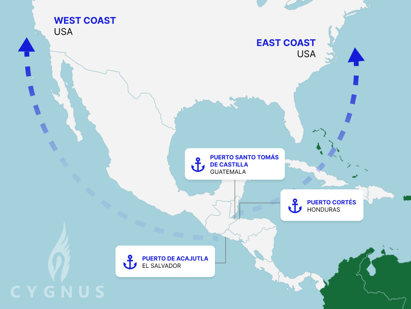 Puertos de Centroamérica - Central America Ports